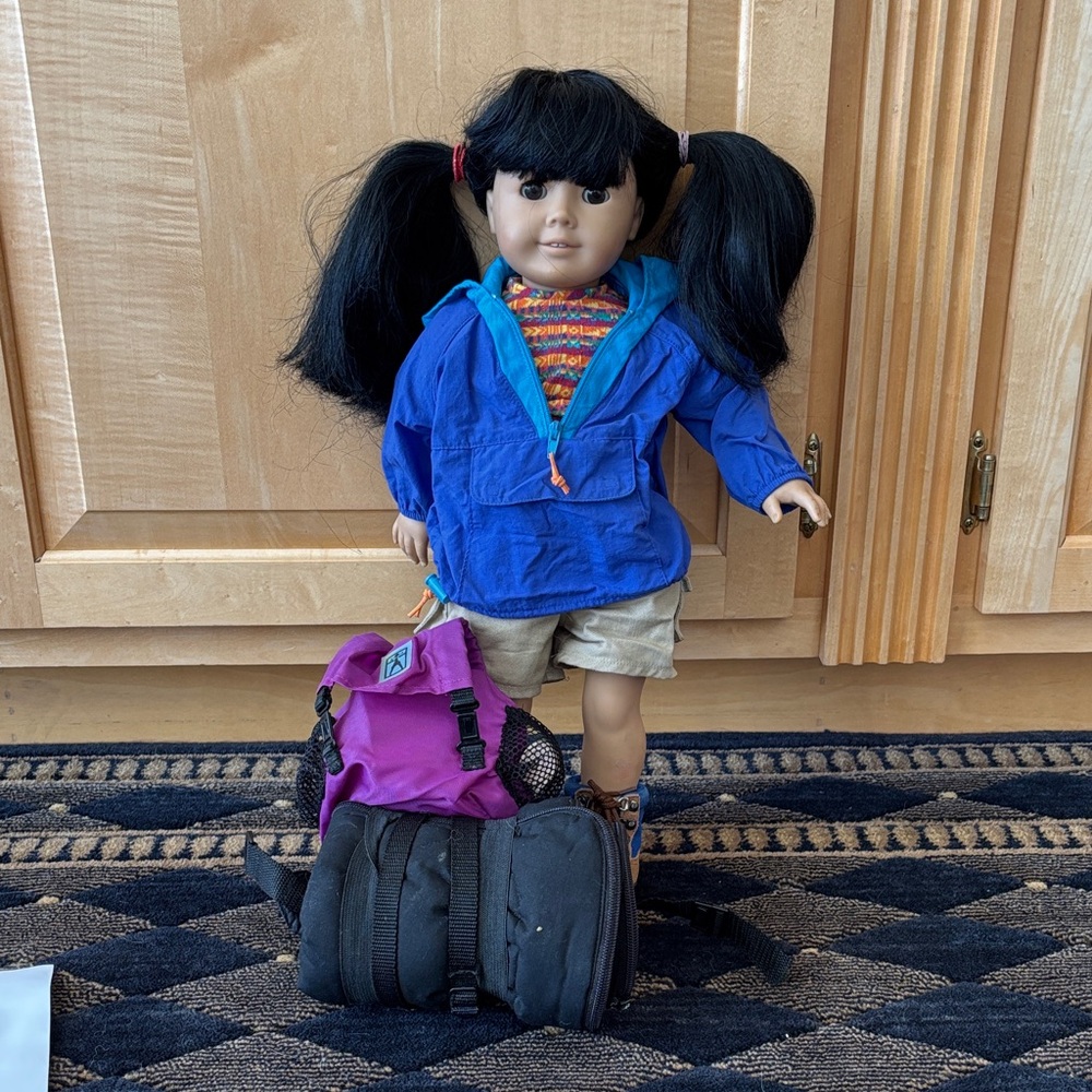 Authentic American Girl doll with many accessories